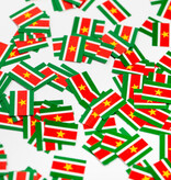 Tafelconfetti Surinaamse Vlag (150st)