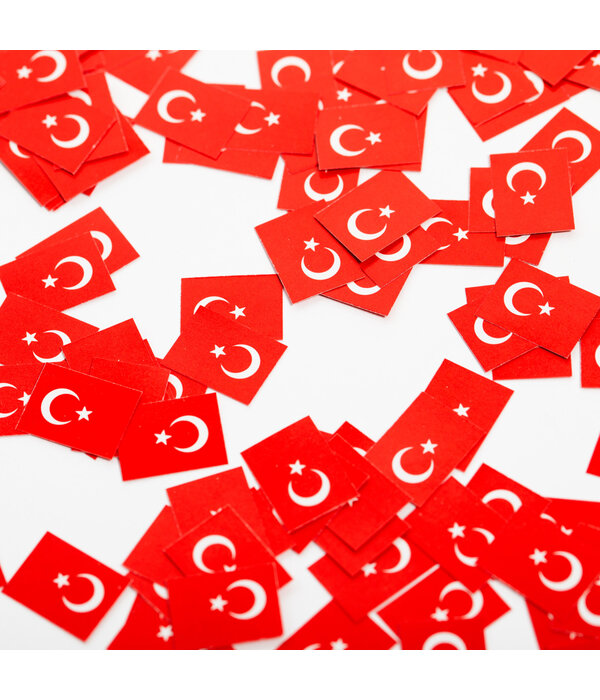 tafelconfetti Turkse Vlag (150st)