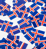 Tafelconfetti Vlag Ijsland (150st)