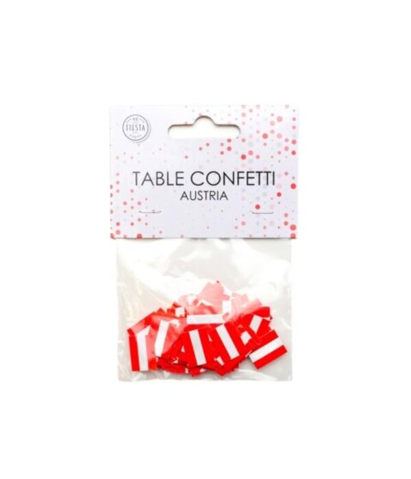 Tafelconfetti Oostenrijkse Vlag (150st)