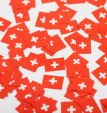 Tafelconfetti Vlag Zwitserland (150st)