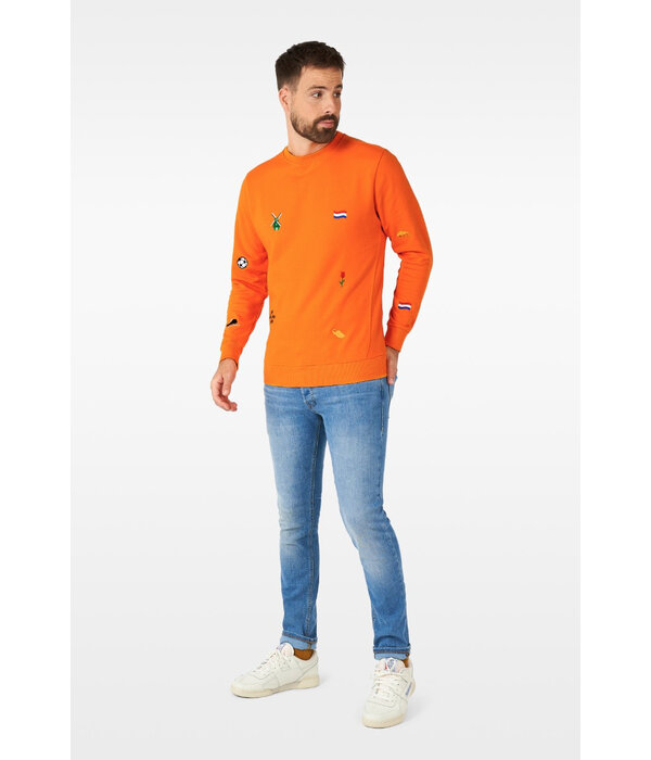 Hup Holland Trui Oranje Deluxe