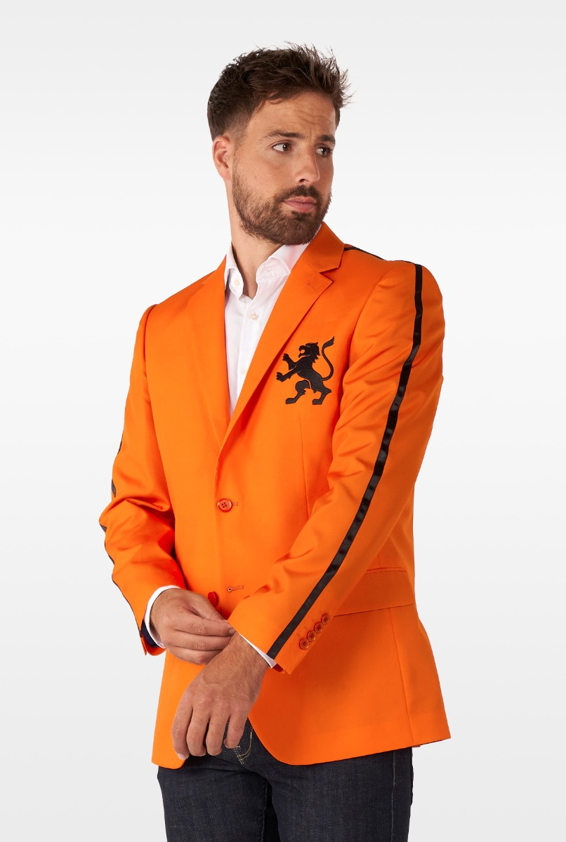 Colbert Oranje Hollandse Held Opposuits afbeelding