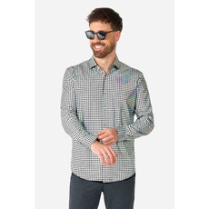 Blouse Discoballer Holografisch Heren