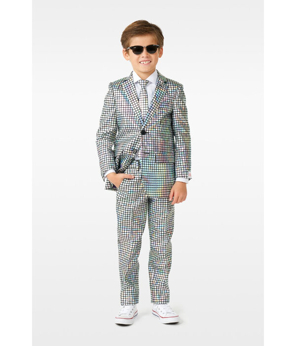 Kostuum Discoballer Holografisch Kind Opposuits