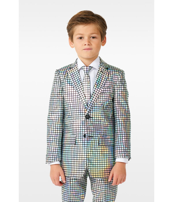 Kostuum Discoballer Holografisch Kind Opposuits