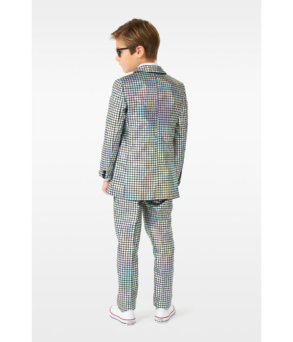 Kostuum Discoballer Holografisch Kind Opposuits