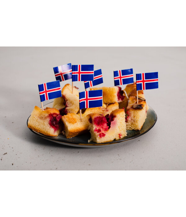 Tafelconfetti Vlag Ijsland (150st)
