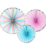 Decoratieve Rozetten Unicorn Mix (3st)