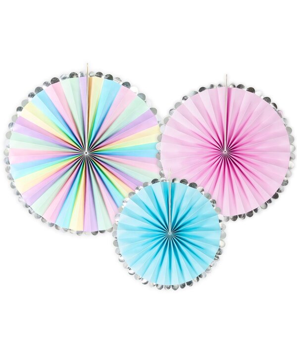 Decoratieve Rozetten Unicorn Mix (3st)