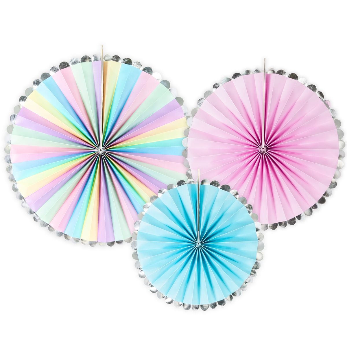 Decoratieve Rozetten Unicorn Mix (3st) afbeelding