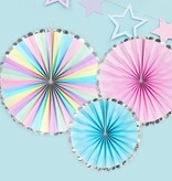 Decoratieve Rozetten Unicorn Mix (3st)