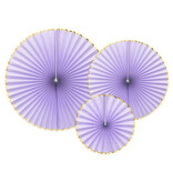 Decoratieve Rozetten Lila Goud (3st)