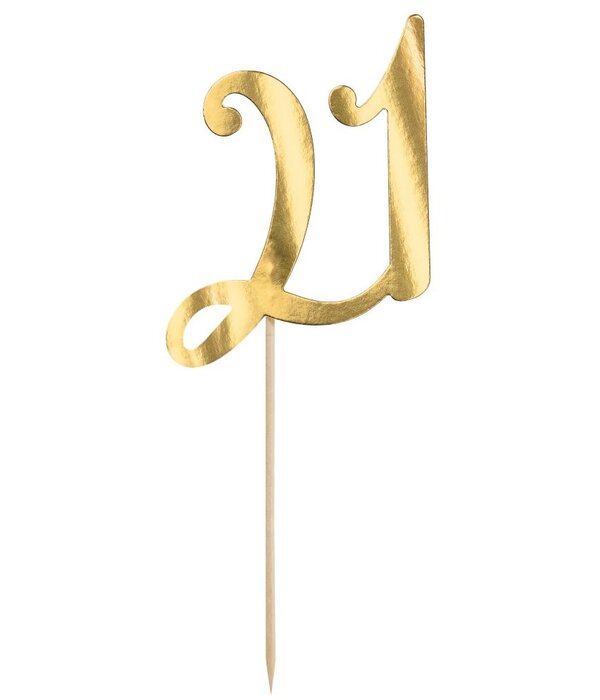 Taarttopper 21 Goud