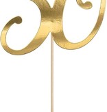 Taarttopper 30 Goud