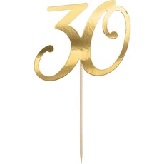 Taarttopper 30 Goud