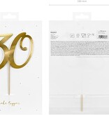 Taarttopper 30 Goud