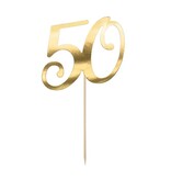 Taarttopper 50 Goud