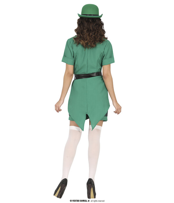Kostuum St. Patrick Dames Groen Sheena