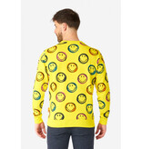Smiley ® Smudge Trui Geel Opposuits