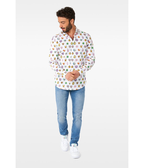 Pixel Pokemon Blouse Heren Opposuits