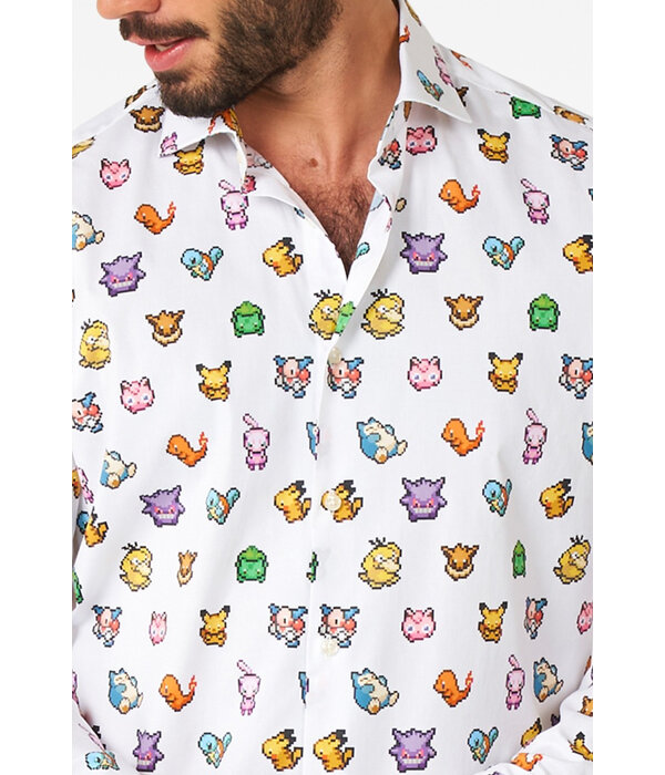 Pixel Pokemon Blouse Heren Opposuits