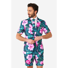 Hawaii Grande Zomer Pak Roze Bloem Opposuits