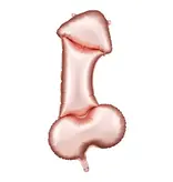Mega Folieballon Penis Rosegoud 56x112cm