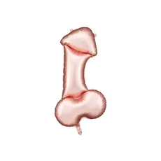 Mega Folieballon Penis Rosegoud 56x112cm