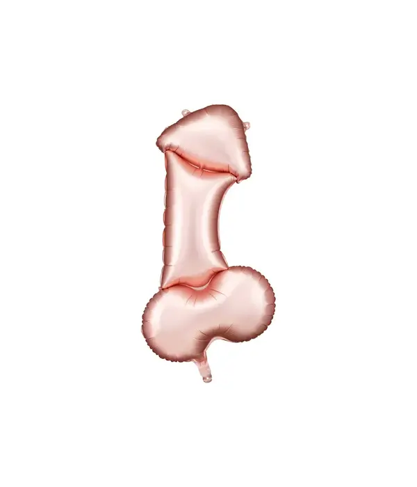 Mega Folieballon Penis Rosegoud 56x112cm