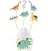 Cupcake Deco Set Dino Roar (6st)