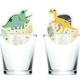 Glasdecoratie Dino Roar (6st)