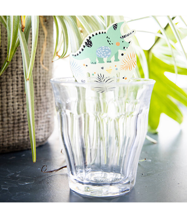 Glasdecoratie Dino Roar (6st)