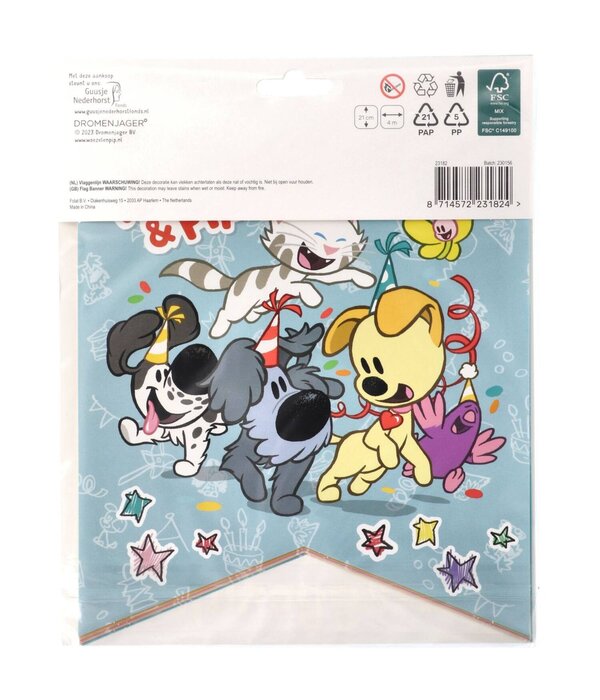 Woezel En Pip Vaandellijn (4m)