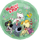 Woezel En Pip Verjaardag Folieballon (45cm)