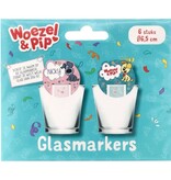 Glasdecoratie Woezel En Pip (6st)