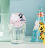 Glasdecoratie Woezel En Pip (6st)