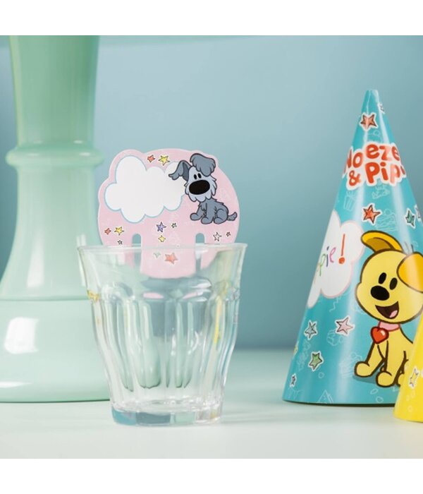 Glasdecoratie Woezel En Pip (6st)