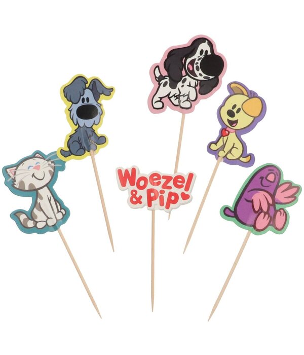 Cupcake Decoratie Set Woezel En Pip (6st)