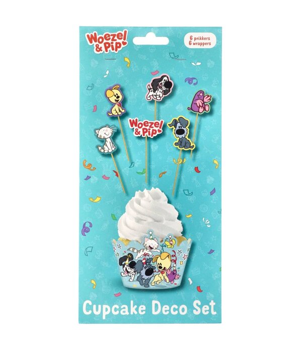 Cupcake Decoratie Set Woezel En Pip (6st)