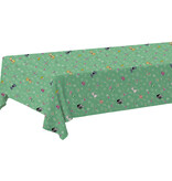 Woezel En Pip Tafelkleed groen (1,3x1,8m)