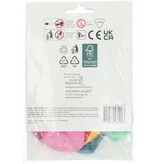 Gekleurde Latex Ballonnen Woezel En Pip (6st)