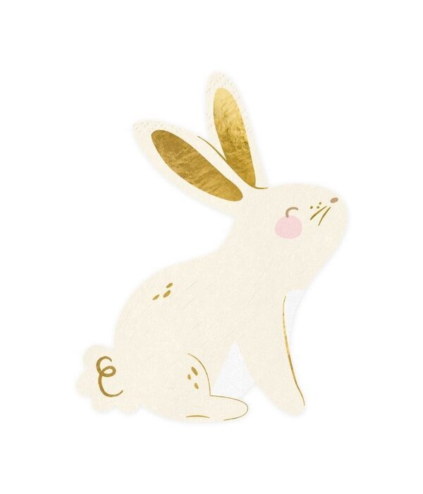 Servetten Konijntje (20st)