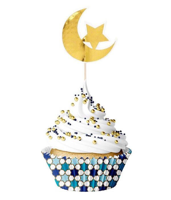 Cupcake Deco Set Eid Mubarak (20st)