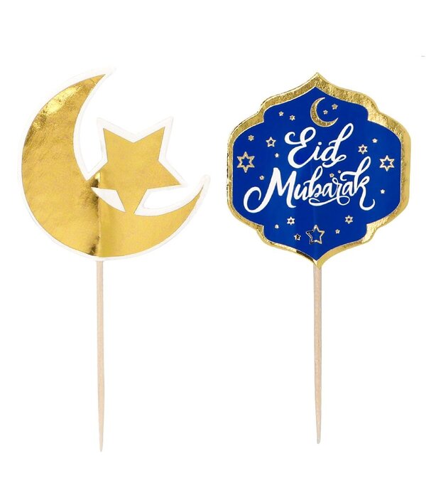 Cupcake Deco Set Eid Mubarak (20st)