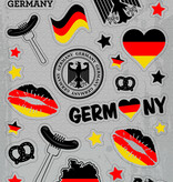 Stickervel Duitsland (10x20cm)