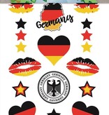 Plaktattoos Vel Duitsland (10x20cm)