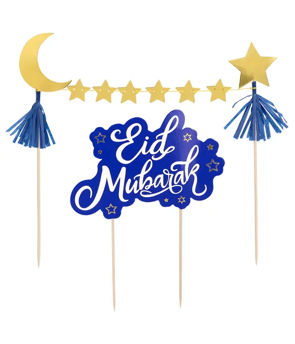 Taartdecoratie Set Eid Mubarak