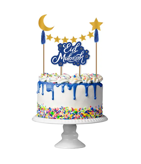 Taartdecoratie Set Eid Mubarak