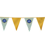 Folie Vlaggenlijn Eid Mubarak Blauw/Goud (6m)
